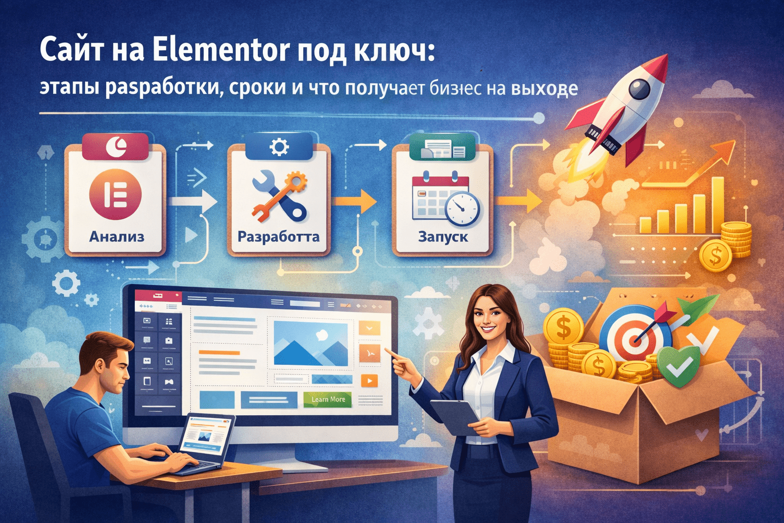 сайт на elementor под ключ
