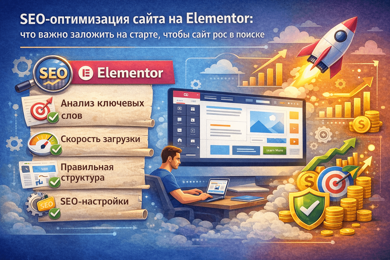 SEO-оптимизация сайта на Elementor